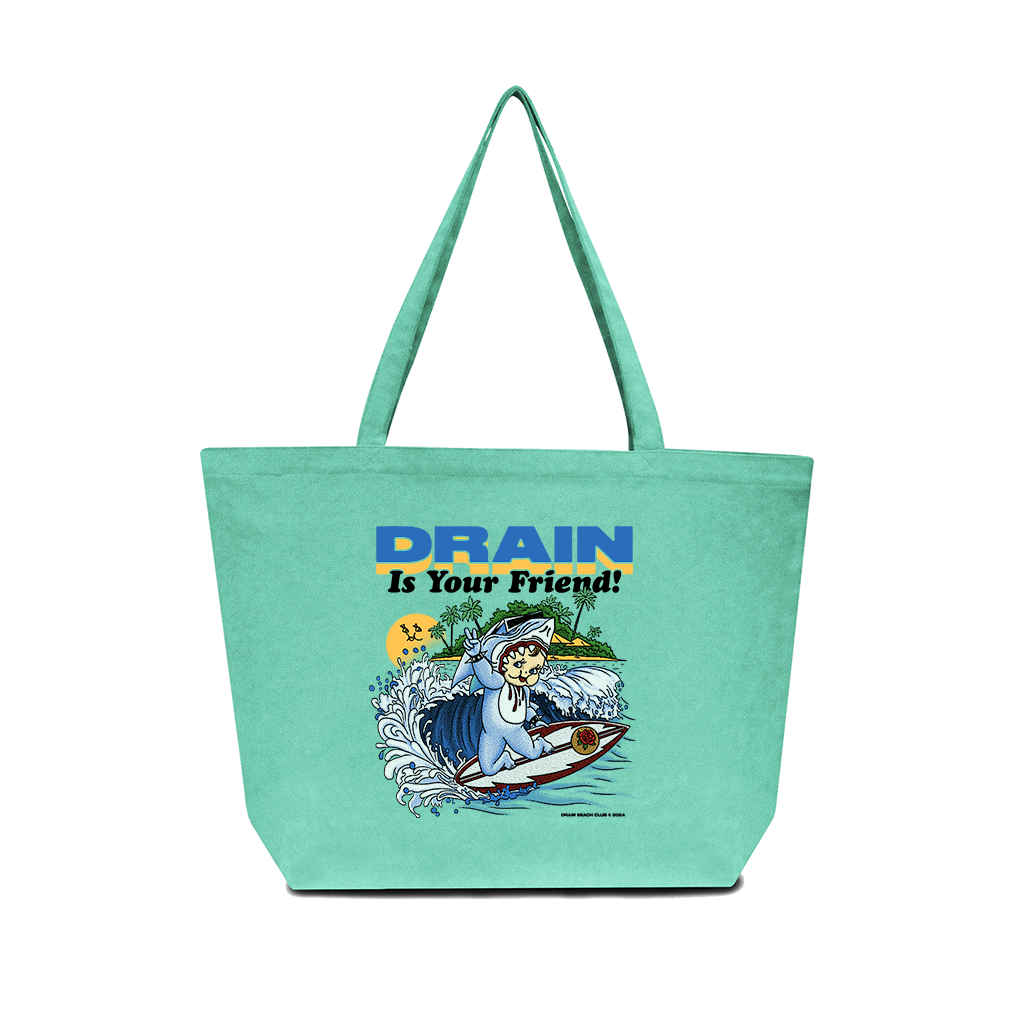DRAIN BEACH CLUB FRIENDS TOTE BAG allinmerch