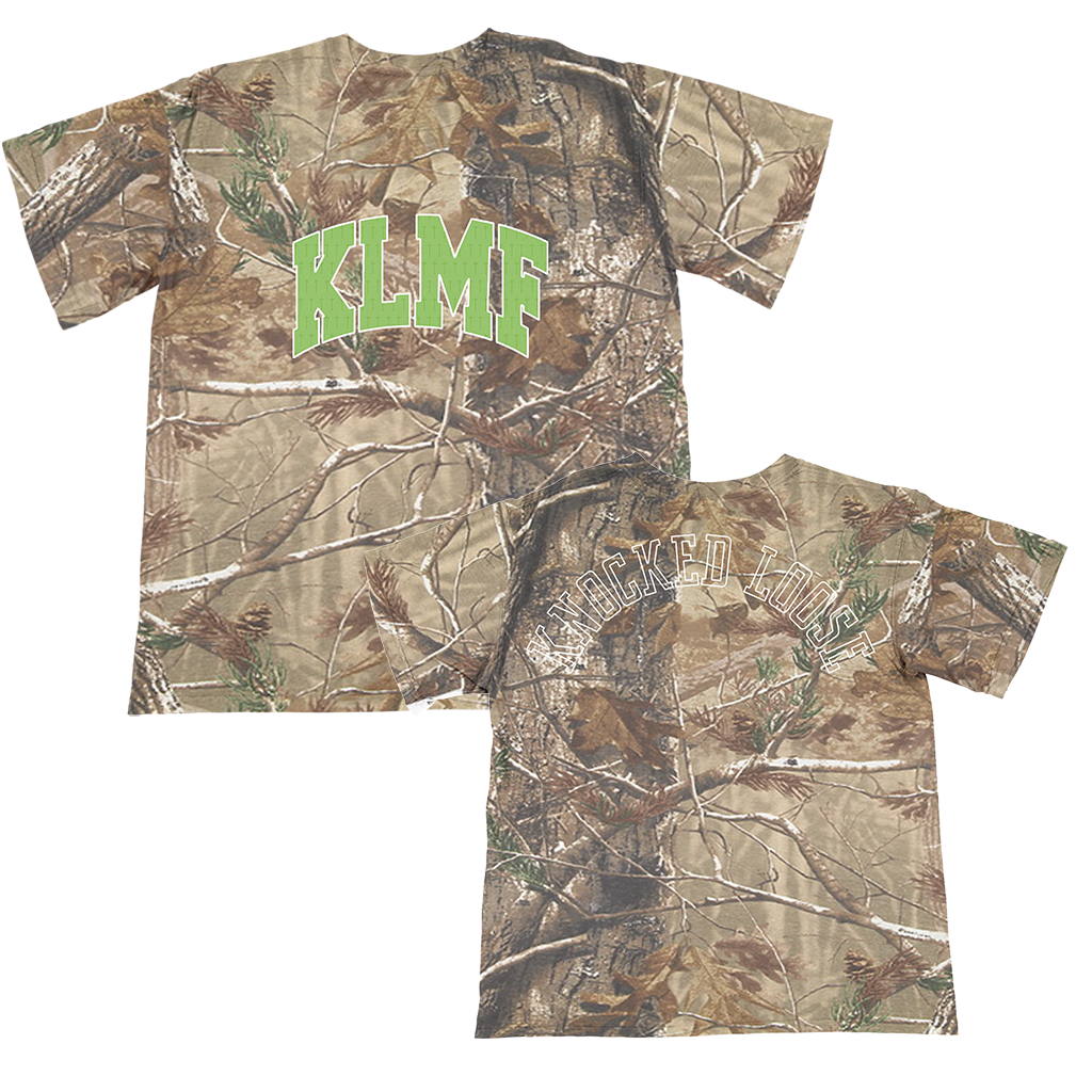 KNOCKED LOOSE KLMF REAL TREE CAMO TEE – allinmerch KNOCKED LOOSE KLMF REAL TREE CAMO TEE – allinmerch