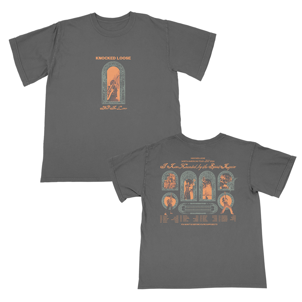 KNOCKED LOOSE I AM HAUNTED 2024 TOUR TEE – allinmerch