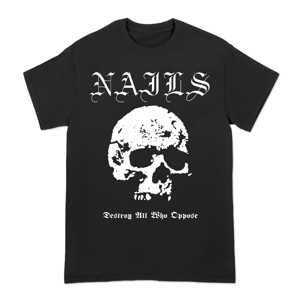 NAILS DESTROY SKULL TEE allinmerch