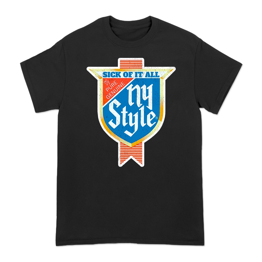 SICK OF IT ALL PURE GENUINE BADGE TEE – allinmerch