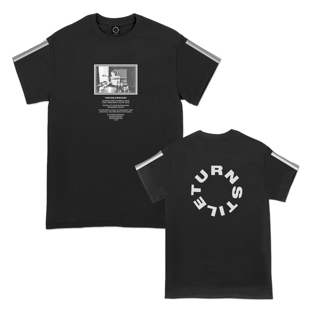 turnstile タンスタ　tシャツ　never enough ブラック　L TURNSTILE 