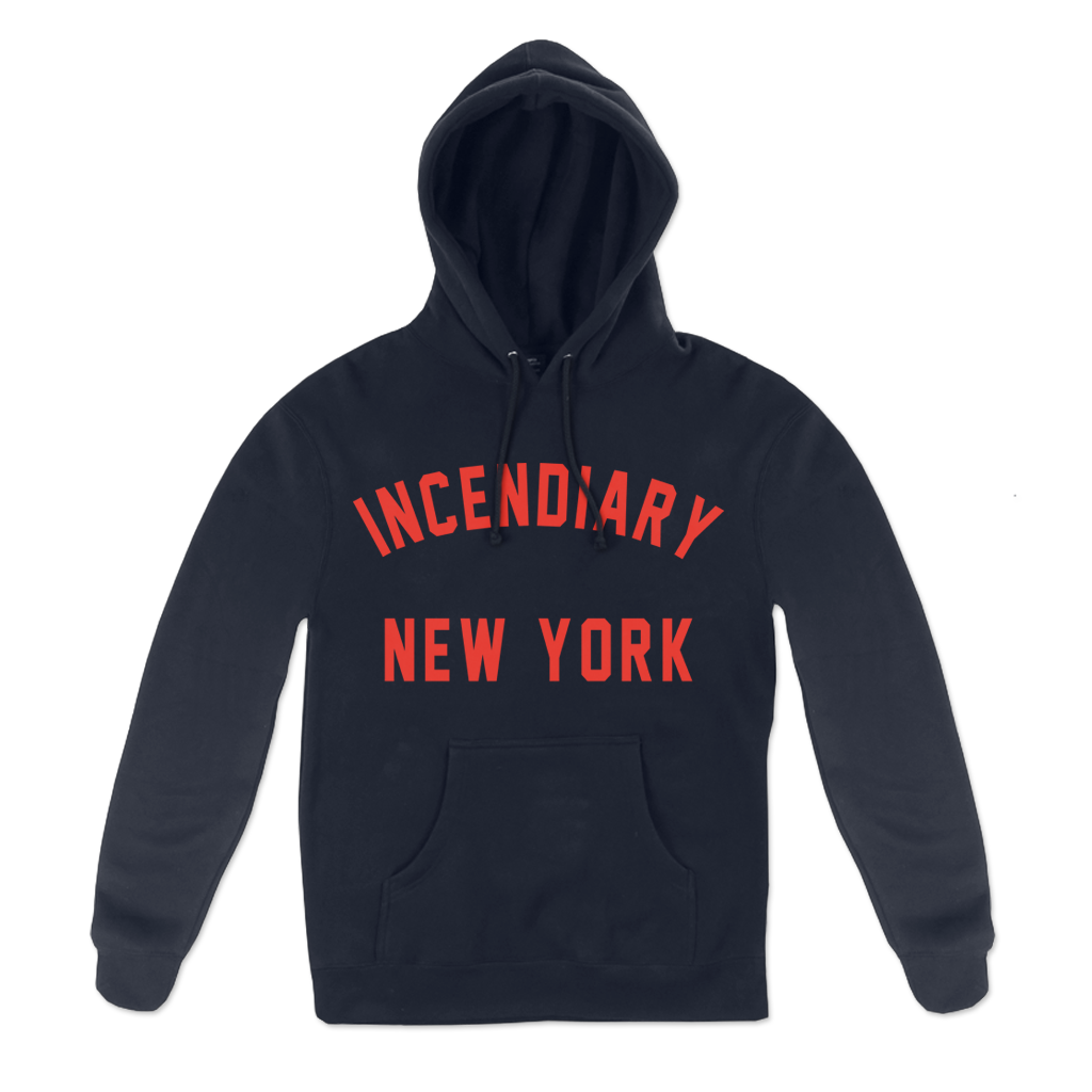 INCENDIARY NEW YORK ARCH PULL HOOD – allinmerch