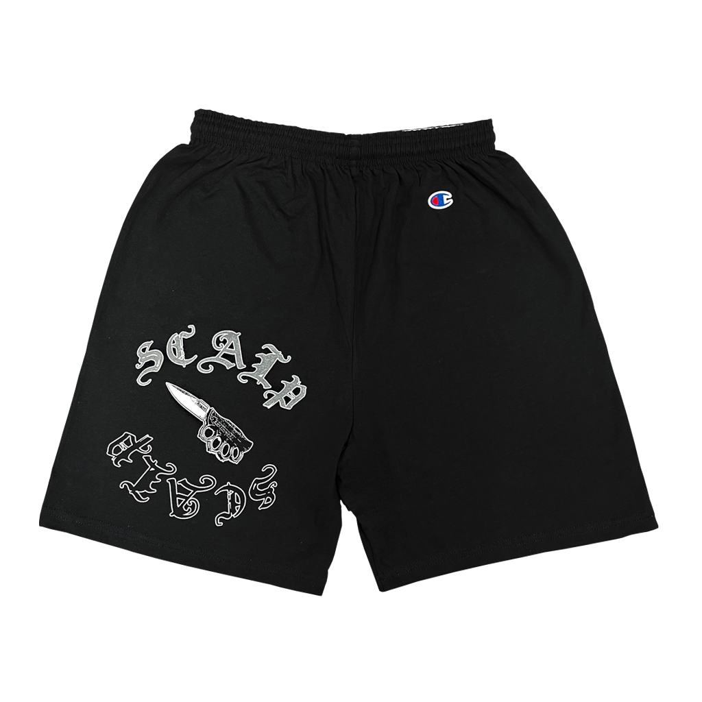 SCALP TRENCH KNIFE COTTON CHAMPION SHORTS – allinmerch