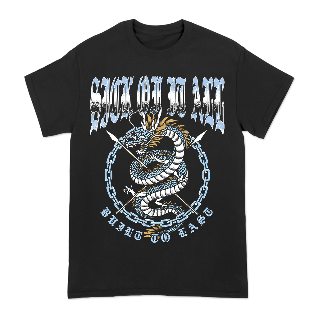 Sick Of It All Dragon Chain Circle Tee Allinmerch