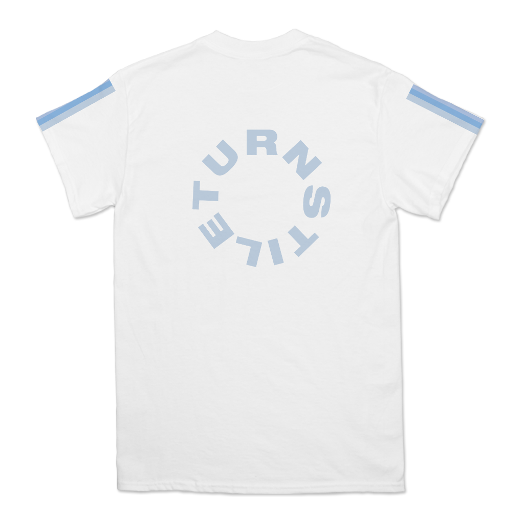 TURNSTILE “NEVER ENOUGH STUDIO” WHITE TEE – allinmerch TURNSTILE “NEVER ENOUGH STUDIO” WHITE TEE – allinmerch