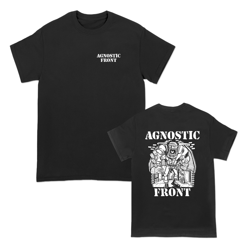 AGNOSTIC FRONT WING HORN ALLEY TEE – allinmerch