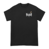 Ghost Bath "Vodka Butterfly" design printed on the front and back of a black Gildan Apparel tee.