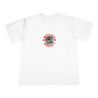 Knocked Loose's "Collecting Petals" design, printed on the front and back of a white American Apparel/Alstyle tee.