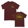 Madball's "Cigar Seal" design is printed on the front and back of a black or maroon Gildan tee.