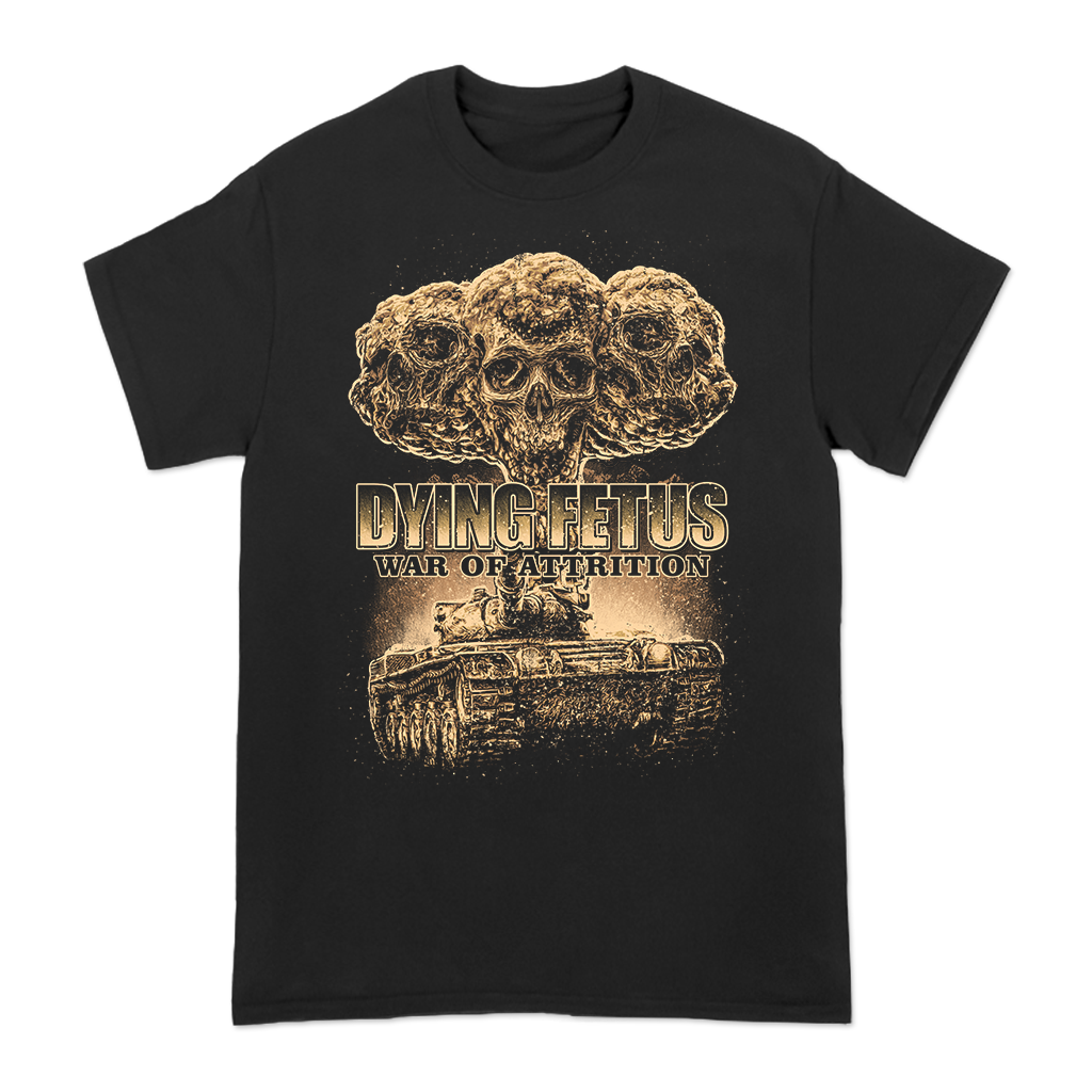 DYING FETUS WAR OF ATTRITION LOGO TEE Allinmerch Dying fetus war of attrition logo tee allinmerch