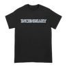 Incendiary's iconic coffin design, printed in blue and white on the front and back of a black Gildan tee.  Tee features include 6 oz., 100% preshrunk cotton (Ash Grey: 99/1 cotton/polyester; Heather colors & Safety colors: 50/50 cotton/polyester; Antique colors & Sport Grey: 90/10 cotton/polyester), classic fit, 7/8” double-needle topstitched collar, taped neck and shoulders, double-needle sleeve and bottom hems, and a grey pearlized tear away label.