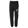 Judiciary's "Dark Sword" design, printed on the left leg of a pair of black Jerzees brand sweatpants with pockets.