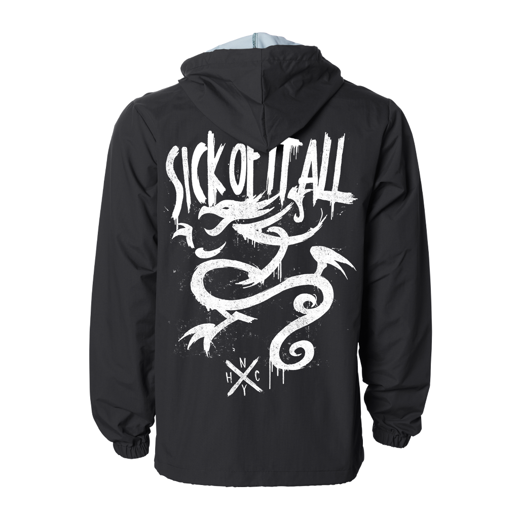 SICK OF IT ALL PAINT DRAGON JACKET