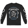 Sick of It All Dragon Rope Design with front, back, and sleeve prints on a Gildan Apparel black long sleeved shirt.