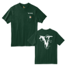 Veil of Maya "Outline Tentacles" design, printed on the front and back of a dark green Carhartt pocket tee.